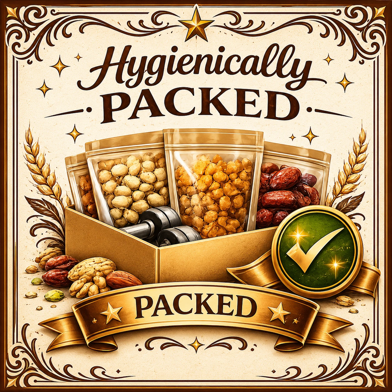 Hygienically Packed